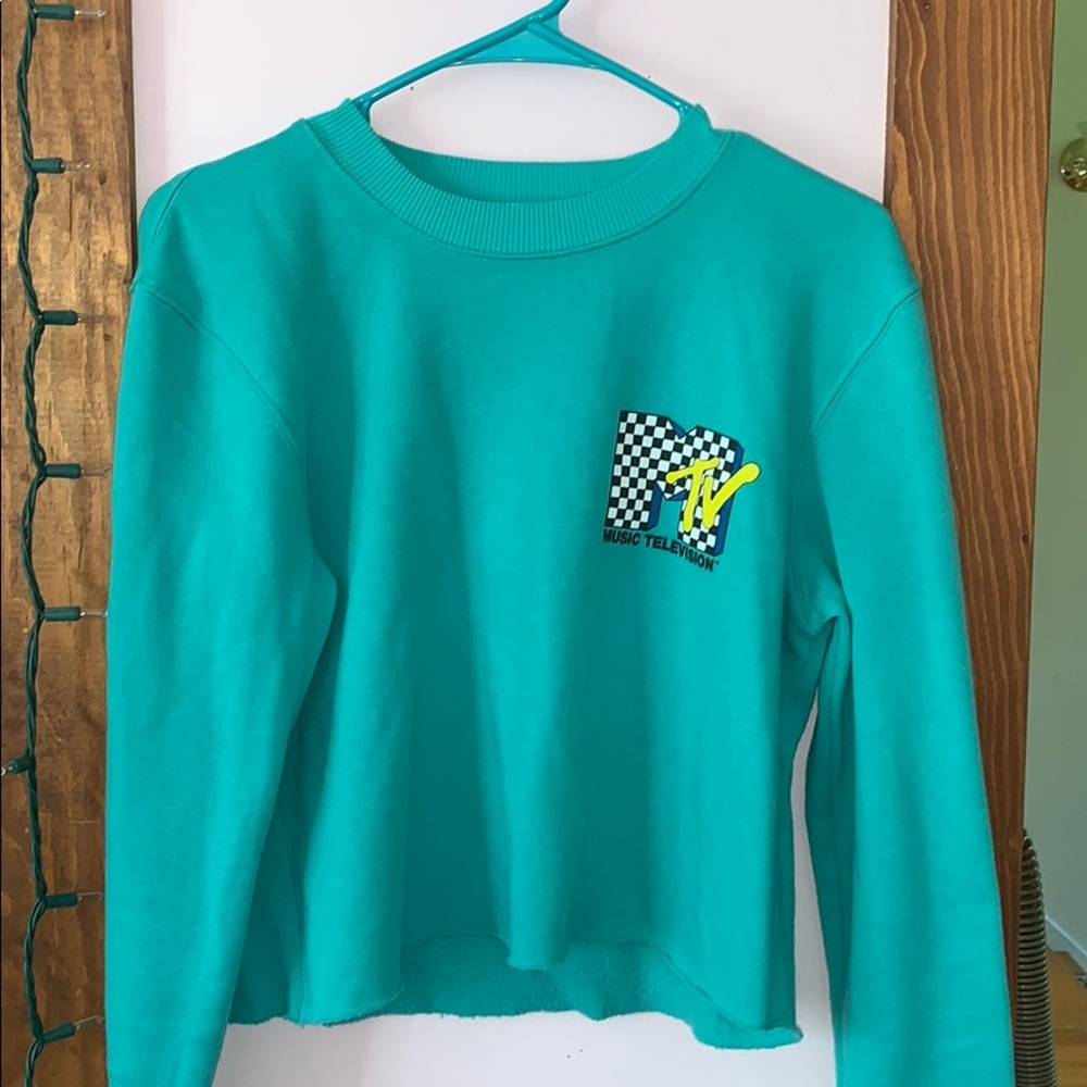 MTV cropped sweatshirt